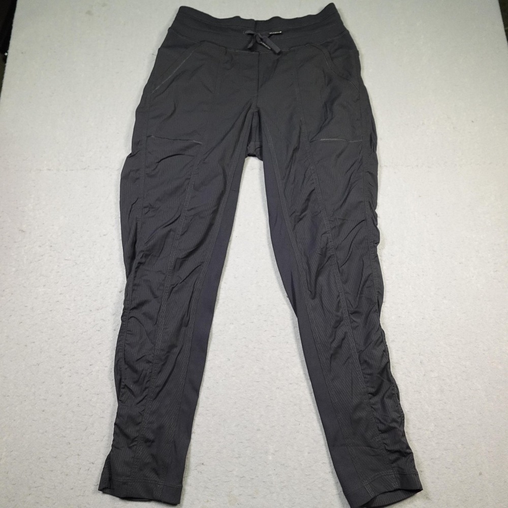 Lululemon Pants Womens 4 Gray Joggers Elastic Waist Drawstring Pockets Yoga